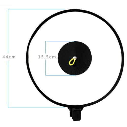 3X Universal 44cm Round Flash Softbox Portable Foldable Style Speedlite Diffuser Reflector Strap for Camera Flash 2