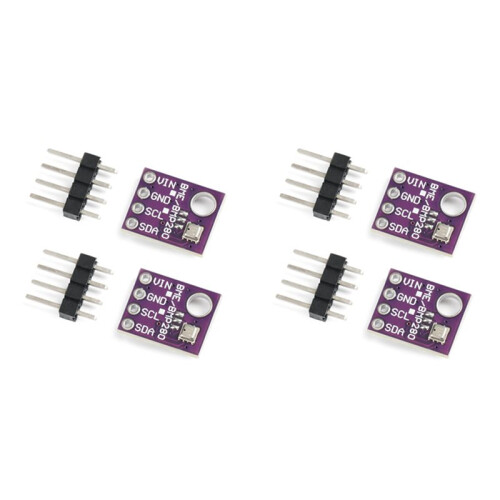 4PCS BME280 5V Sensor Module Atmospheric Pressure Temperature Humidity Sensors I2C SPI Breakout GY-BME280