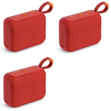 3X GO4 Speaker Outdoor Wireless Waterproof Subwoofer Home Desktop Speaker with Plug-in Capability