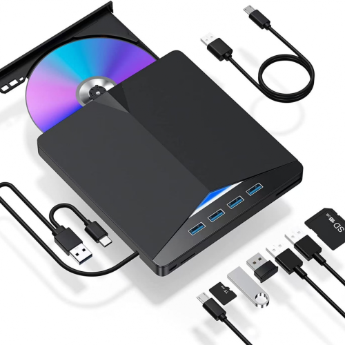 Εξωτερική μονάδα CD DVD USB 3.0 Εγγραφέας CD DVD RW Player Φορητή συσκευή ανάγνωση