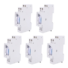 5X Sul180A Timer Meccanico da 15 Minuti 24 Ore Timer Programmabile Su Guida Din Interruttore A Tempo Relè Strumenti