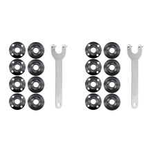 2X Angle Grinder Nut, 5/8-11 Grinder Flange Angle Metal Locking Nut
