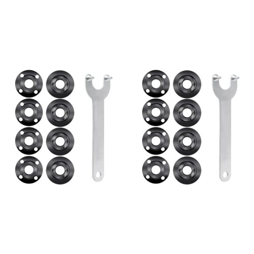 2X Angle Grinder Nut, 5/8-11 Grinder Flange Angle Metal Locking Nut