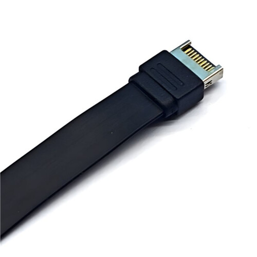 2X Connectors USB 3.2 Front Panel Cable,GEN2x2 Baffle Cable TYPE-E to Chassis Type-C Front C Female 10G/20Gbps A 2