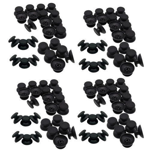 200Pcs for PS4 Analog Cover 3D Shell Thumb Stick Joystick Thumbstick Mushroom Cap for   4 PS4 Controller 1