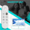 2X Télécommande IR  Voice G9N9N de Remplacement pour  TV GoogleChromecast 2020 W3JD 6