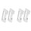 4 Set Replacement Handle Kitchen Appliance Parts Plastic Texture Refrigerator Handles Suitable for Refrigerators Repair 1
