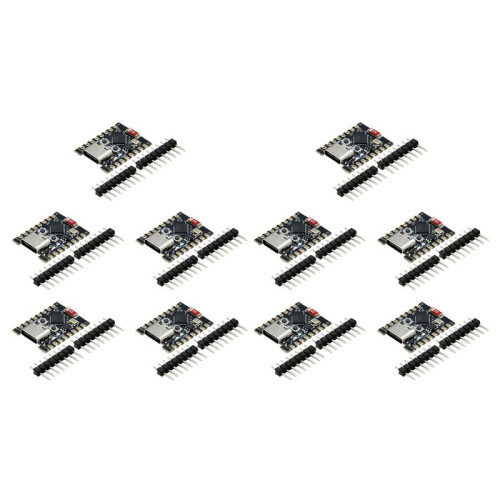 10X ESP32-C3 Development Board ESP32  WiFi  Development Board Easy Expansion and Power Supply Flexibility