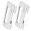 4 Set Replacement Handle Kitchen Appliance Parts Plastic Texture Refrigerator Handles Suitable for Refrigerators Repair 2