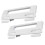 4 Set Replacement Handle Kitchen Appliance Parts Plastic Texture Refrigerator Handles Suitable for Refrigerators Repair 7