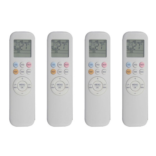 4X New YKR-T/011E Remote Control Replacement for AUX Air Conditioner Remote Control ,White