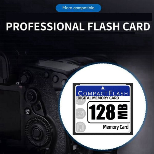 4X 128MB Compact Flash Memory Card for Camera, Advertising Machine, Industrial Computer Card 1