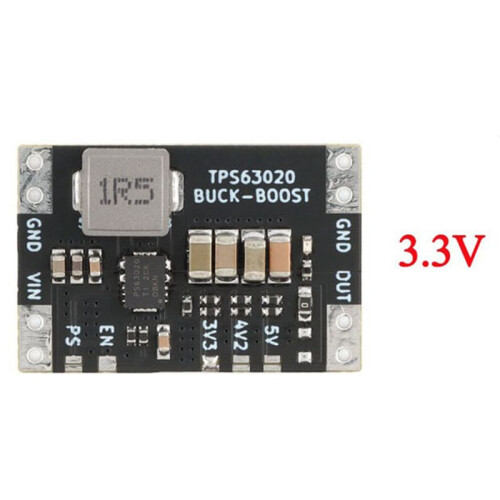 5X XL63020 TPS63020 Lithium Battery USB Automatic Boost Buck Step  Down Module Microcontroller Power Low Ripple 3.3V 2