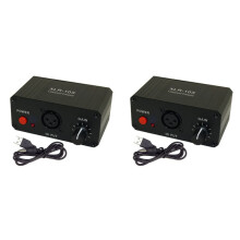 2X XLR-10X Amplificateur Audio Équilibré à Interface XLR 1 Canal NE5532 Préamplificateur de Microphone Microphone Dynamique