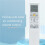 3X Télécommande pour  Arc452a9 Arc452A10 ARC452A4 Arc452A1 Arc452a2 ARC452A3 ARC452A5 ARC452A6 ARC452A7 Arc452A8 6