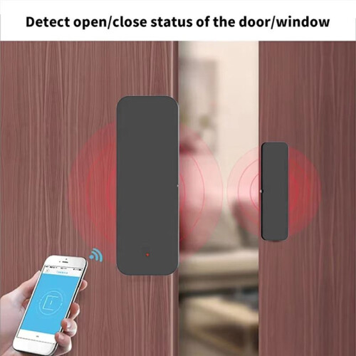 2X Tuya Wifi Door Sensor Window Entry Sensor Security Burglar Magnetic Sensor Alarm  Life for APP Remote Control 2