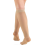 Calze a compressione velate, 15-20 mmHg, lunghezza al ginocchio da donna, punta aperta, 20 5