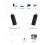 2 Set 50M Wireless -Compatible Extender Video Transmitter and Receiver 1080P Share Mirror Adapter for PC Notebook TV 8