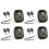 4X Universal Garage Door Wireless Remote Controls Chain Type External Electric Roller Shutter Door Controller 433Mhz 1