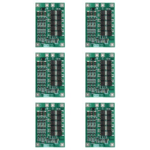 6X 3S 40A Protection Board for Screwdriver 12V Li-Ion 18650 BMS Battery Board with Balance Liion Battery Cell Pack
