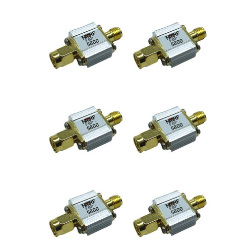 6X 5.8G Wireless Communication System Dedicated Bandpass Filter 5800 Filter SMA Interface