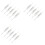 1.0 Ohm 10W Wirewound Ceramic Cement Resistor 15 Pcs 1