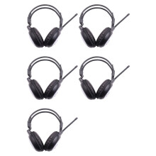 5X Fones de Ouvido de Rádio Fm Pessoais Portáteis, Fone de Ouvido Sem Fio com Rádio Embutido para Caminhada, Corrida, Trabalho Diário
