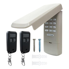 1x 877MAX Garage Door Opener Keypad with 2X Remote for 41A6127-1, HBW2028, 139.53680 Series