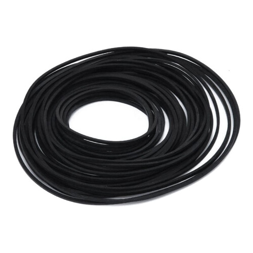 150PCS Universal Mix Cassette Tape Machine Belts Assorted Common Flat Rubber Belt for Recorders CD DVD Drive 2