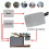 2X Universal 2CH Garage Door Remote Control Receiver 12/24V for 433mhz Learning Code Fixed Code Rolling Code 6