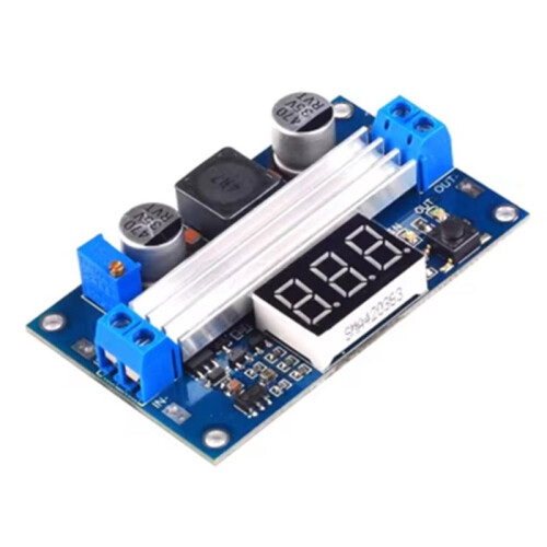 2X - Hoogvermogen Verstelbare Boostmodule 3,0-35V Tot 3,5-35V 100W met Digitale Display Voltmeter 1