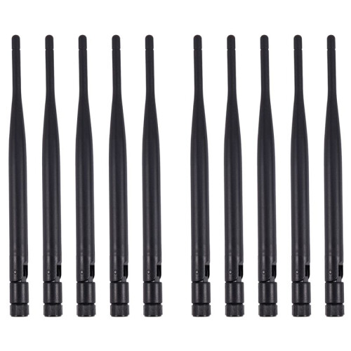 10X Dual Band 433 MHz 7 DBi RP-SMA High Gain WLAN-Antenne