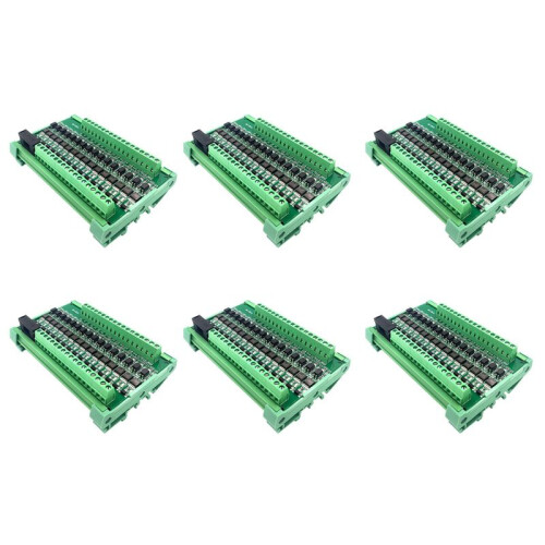 6X 16 Way PLC Amplifier Board Isolation Board Transistor Board Protection Board Input NPN/PNP Output NPN