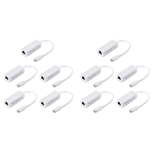 10X Network Card USB Type-C to Rj45 100M Driver-Free Network Card Converter Network Cable Adapter Ethernet Adapter A