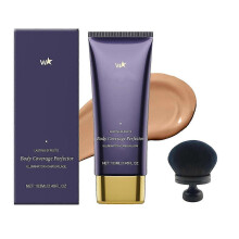 (D) For Body Coverage Perfector With Brush Waterproof Transferresistant Body Makeup Longlasting Tattoo C