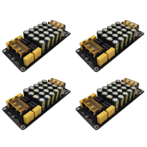 4X Dual Power Rectifier Filter Module 6A X2 Power Amplifier Board 2X300W for Power Amplifier Rectifier Filter