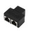 2 Port RJ45 Splitter Adapter LAN Network Ethernet Extender Connector Plug Lot 5pcs 7