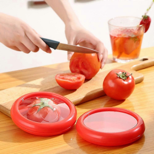 Silicone Fruit Storage Box, Set of 4 Reusable Storage Containers Compatible with Fridge Tw 2