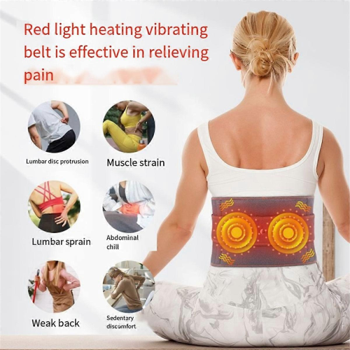 Rechargeable Heating Massage Belt Warm Compress Heating Belt Controller Red Light Heating Belt Warme 1