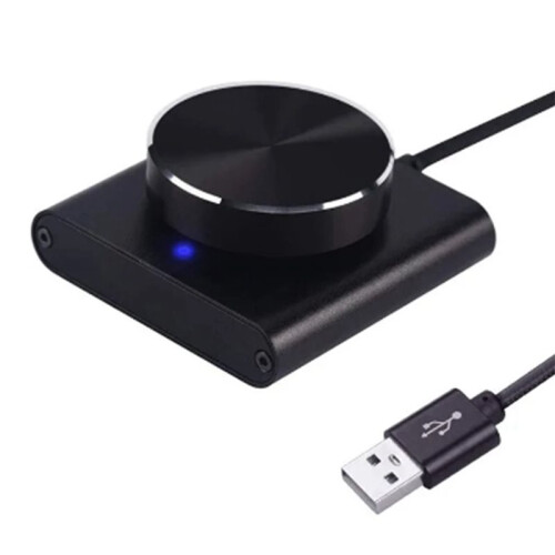 3X USB Volume Control Lossless PC Computer Speaker Volume Controller Knob Adjuster Digital Control with One Key Mute 1