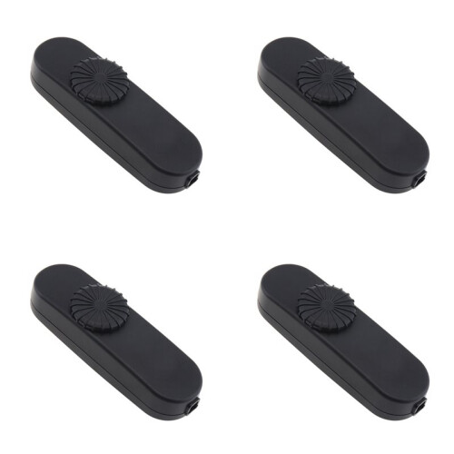 4X LED Dimmer  Full Range Rotary Dimmer  Inline Lamp  for 220V Table Lamp / LED Lamp / Halogen Bulbs