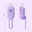 3 In 1 Cat Steamy Brush with Rotatable Handle Easy Using Pet Massage Brush for 2