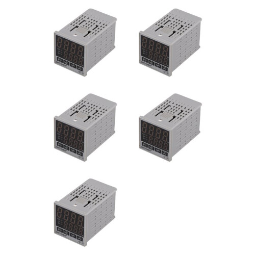 5X  PID Temperature Controller Kit - Intelligent Digital Display, Temperature Controller Thermostat