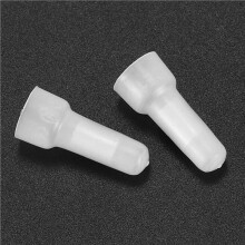 2000pcs 22-16 GA AWG Closed End Crimp Caps Splice Gauge Wire Connectors Terminals (White)