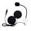 2X Motorcycle Helmets Intercom Mic Headset 2 Speakers 32Ω Microphone for Half-Motorcycle Helmet Straight Plug 2