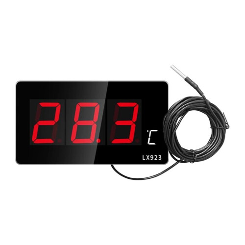 Digital Thermometer Home Electronic for Led Pool Thermometer Large Screen Temperature Detector Sauna Room Probe EU PLUG