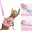 Cat Harness Leash Escape Proof - Cat &amp; Dog Walking Strap, Adjustable, Kitten 4
