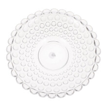 1St Compacte Fruitplaat Transparant Voor Fruit En Koekjes