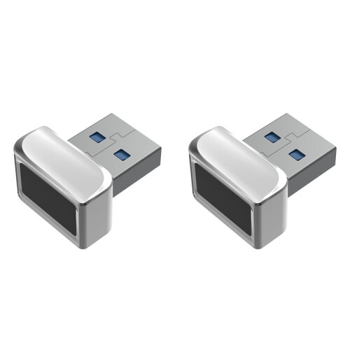 2X USB Fingerprint Reader Module for Windows 7 10 11 Hello Biometric Scanner Padlock for Laptops PC Fingerprint Unlock