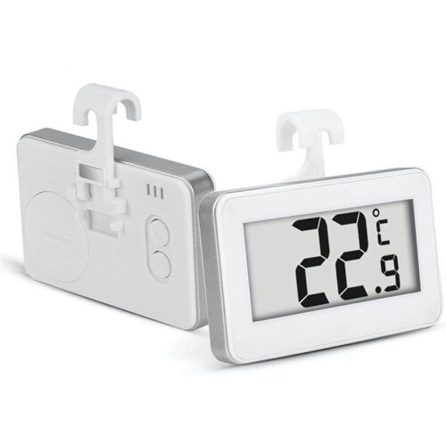 2 Pcs Fridge Thermometer, LCD Display Fridge Temperature Refrigerator Freezer Thermometer 2